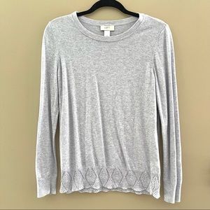 LOFT Women's Gray Sweater